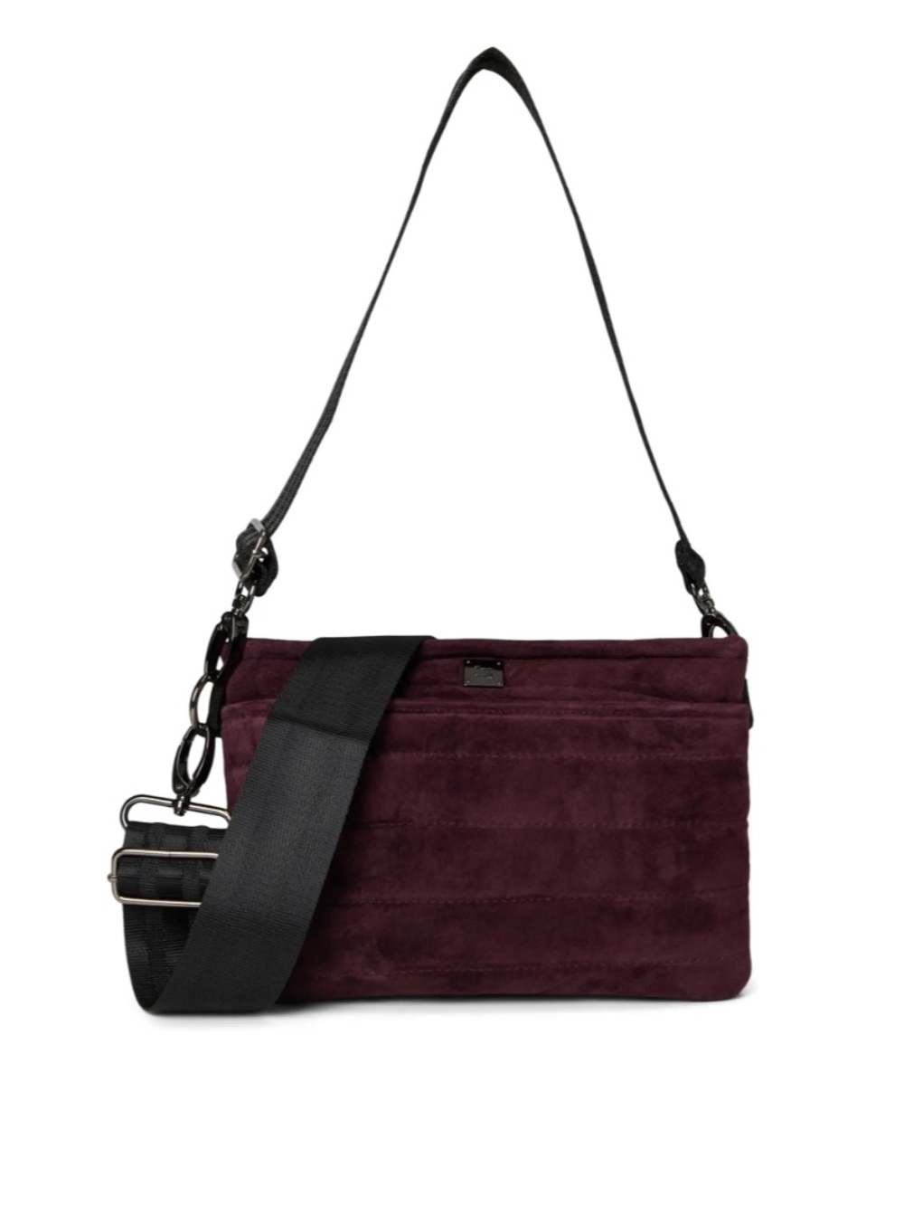 NEW THINK ROYLN women's bum bag 2.0 in aubergine suede